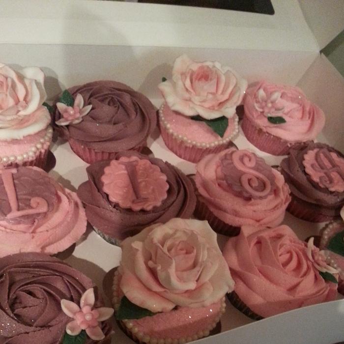 Girly Birthday cupcakes