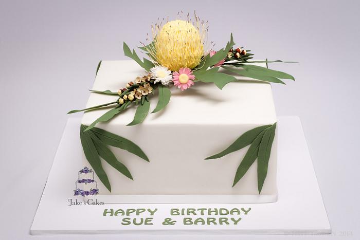 Australian Wildflower Cake