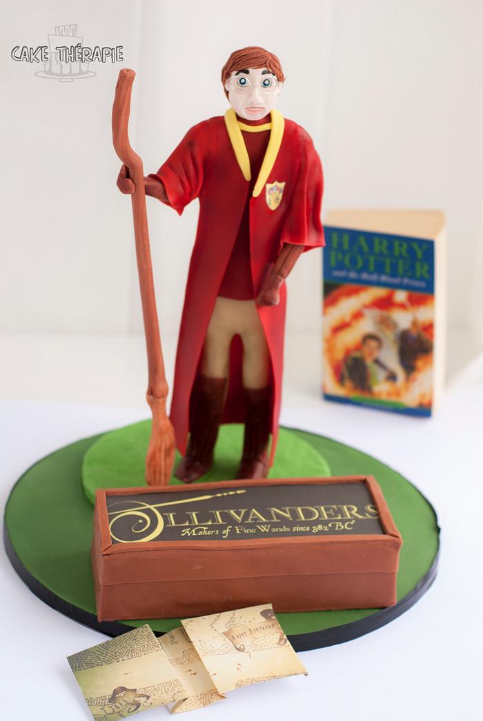 Harry Potter themed 13'th birthday cake