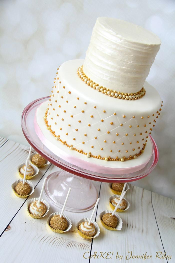 20+ Elegant White And Gold Cake Designs - The Wonder Cottage | Gold cake,  Cake, Cake design