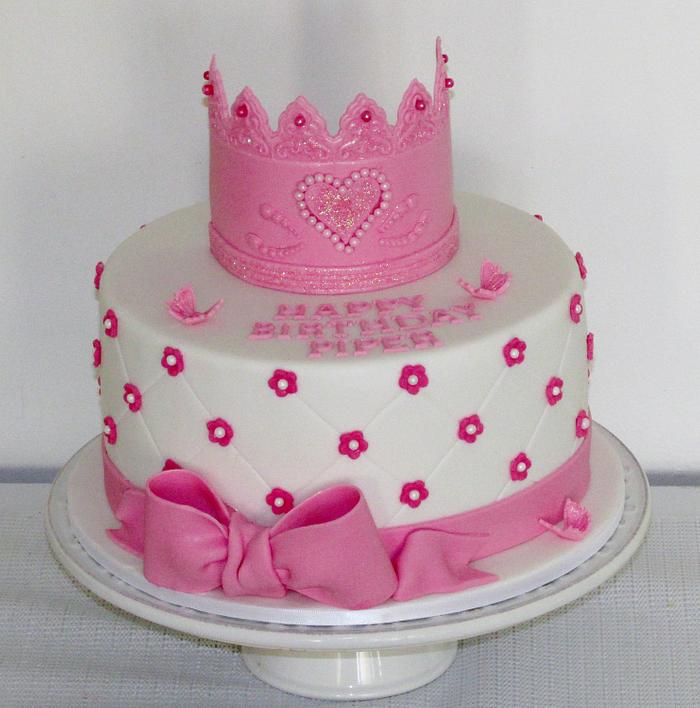 Princess Cake with Crown