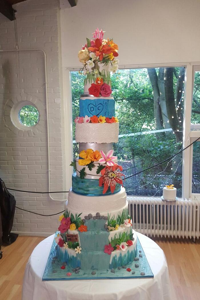 12 layer wedding cake