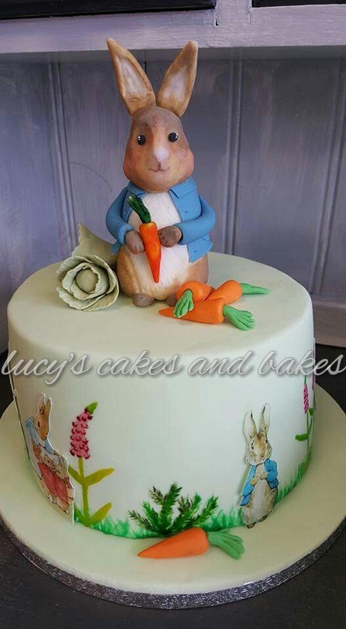 Peter rabbit cake. 