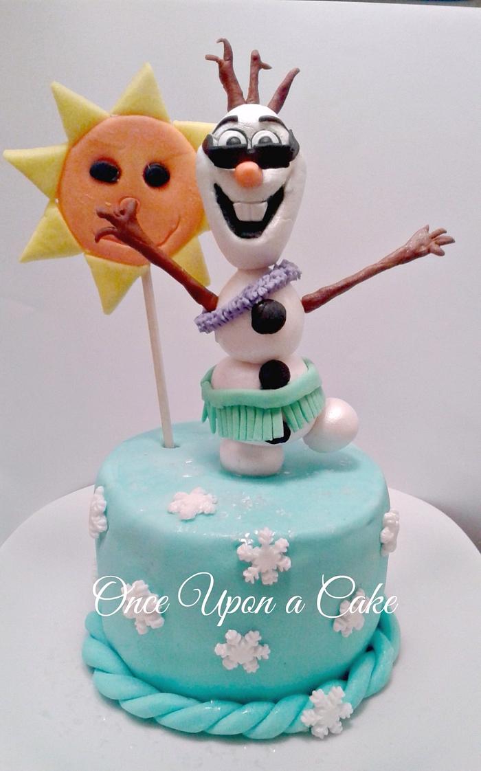 Olaf Mini Cake