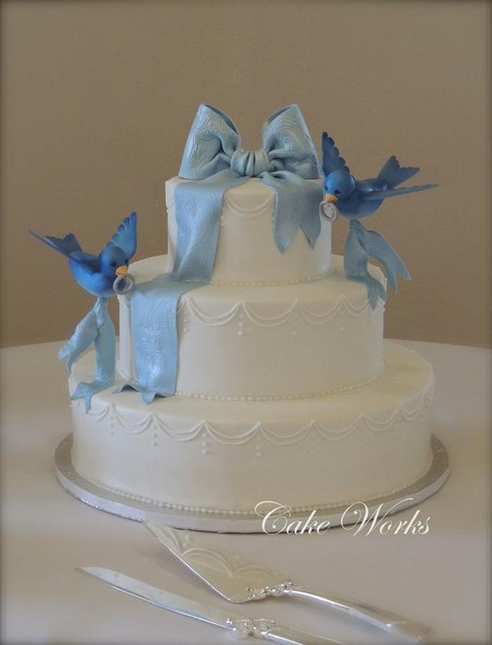 Cinderella Blue Bird Wedding
