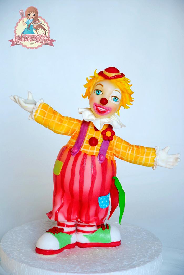 Clown Cake Topper