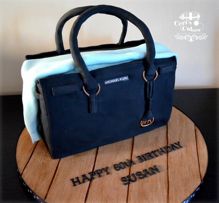 Michael Kors handbag cake