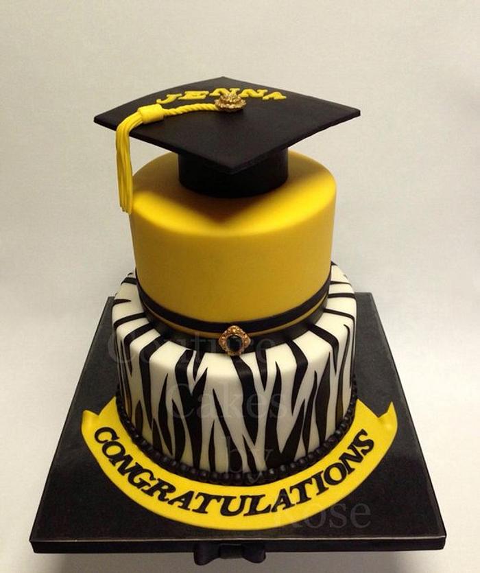 Blingtastic Graduation Cake