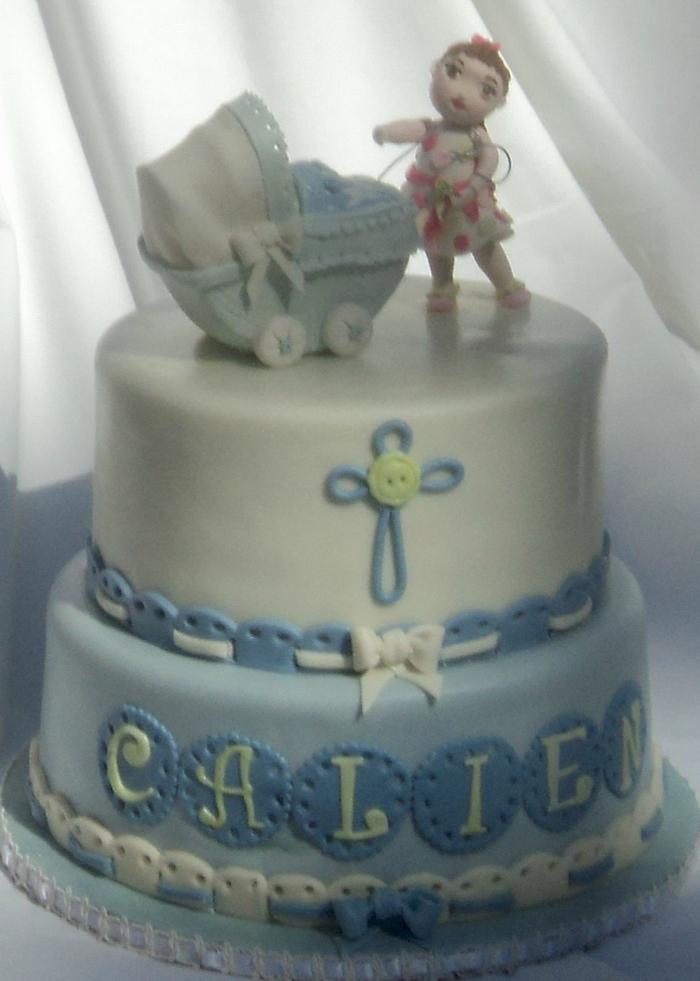 Calien's Christening Cake
