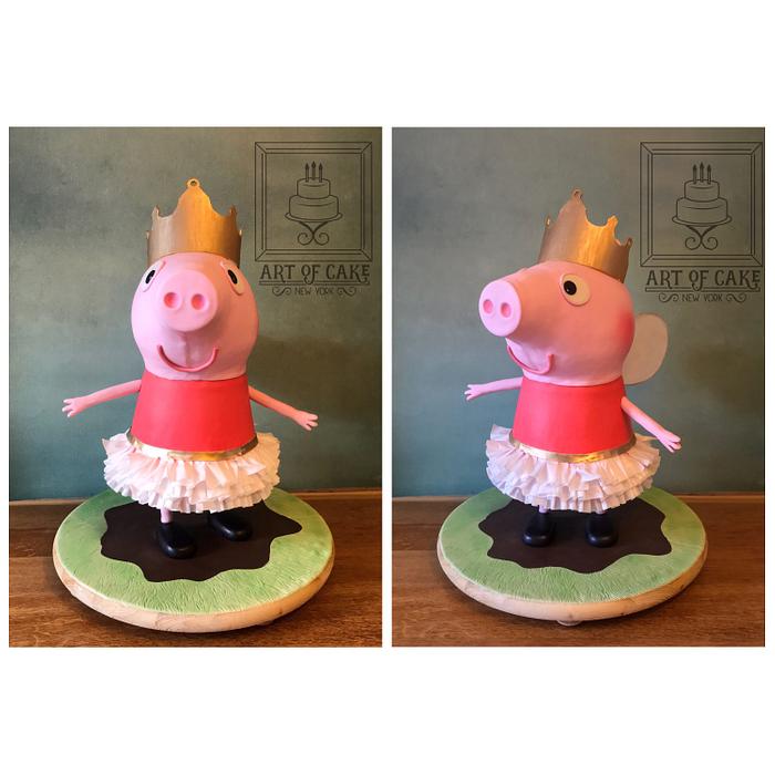 3D Peppa Pig the Fairy Princess Cake