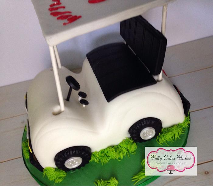 Golf Cart Cake 