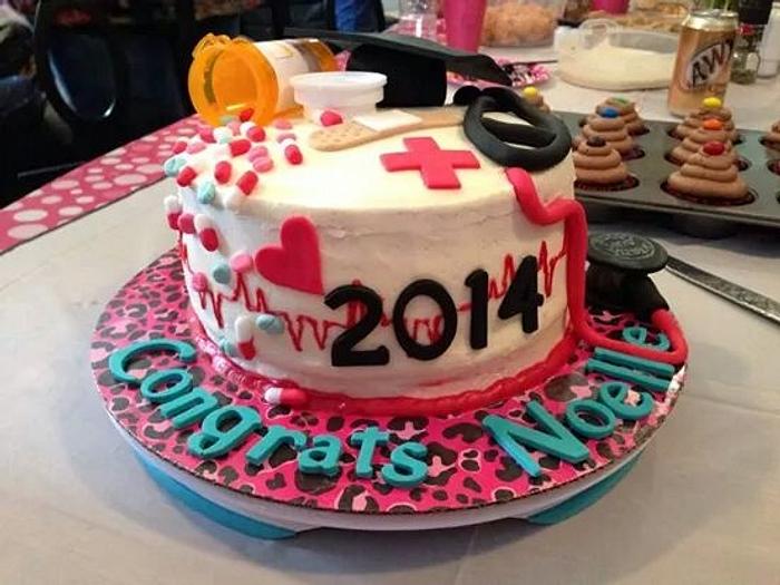 CMA Grad cake