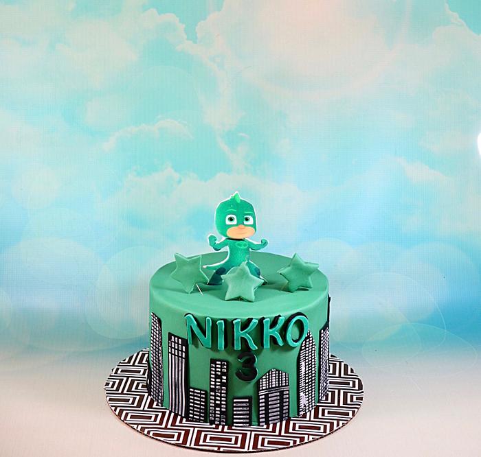 PJ masks gecko cake