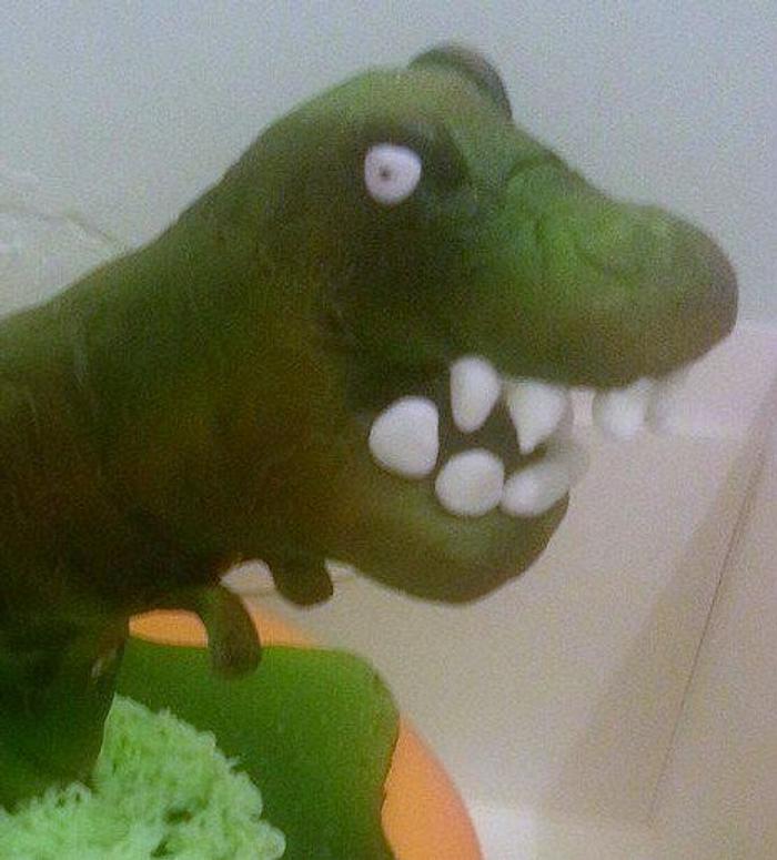 T Rex cake