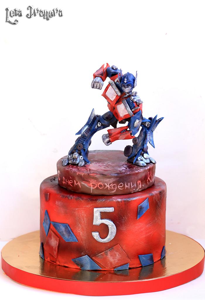 Cake "Optimus Prime"