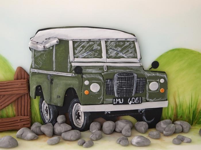 Land Rover Defender Cake
