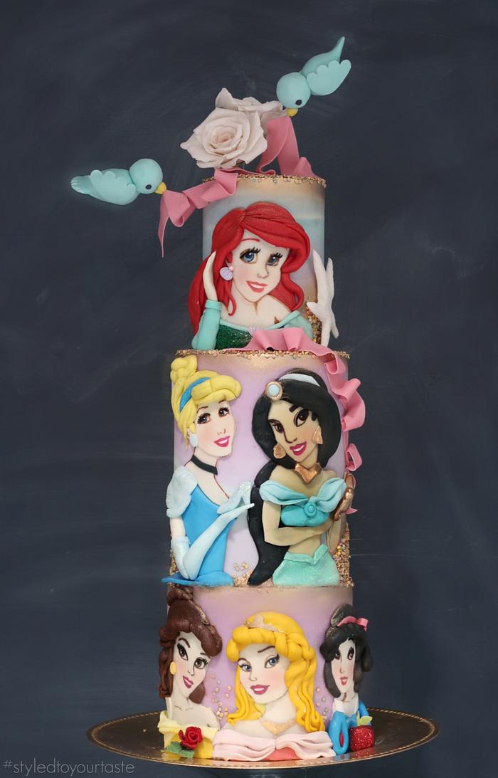 Disney Princesses Cake (classic edition) by Jackie Florendo