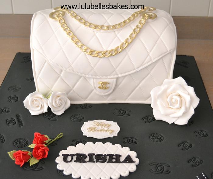 Pink Chanel purse cake by The Sweet Art of Cake | Bag cake, Handbag cakes, Chanel  cake