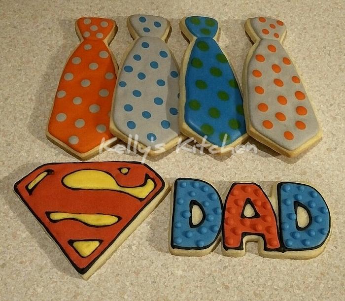 Father's Day sugar cookies