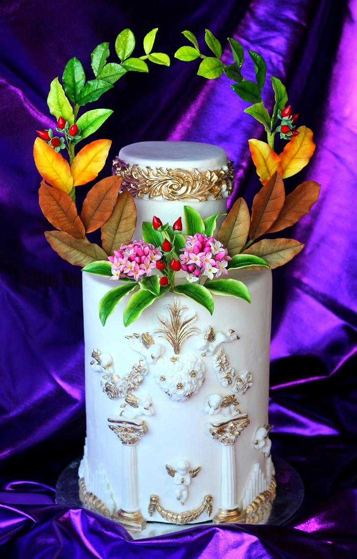 Roman Theme Wedding cake