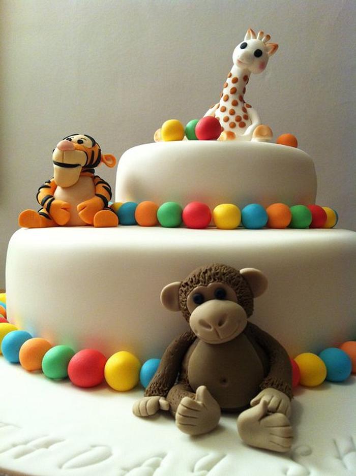 Favourite Toys 1st Birthday Cake