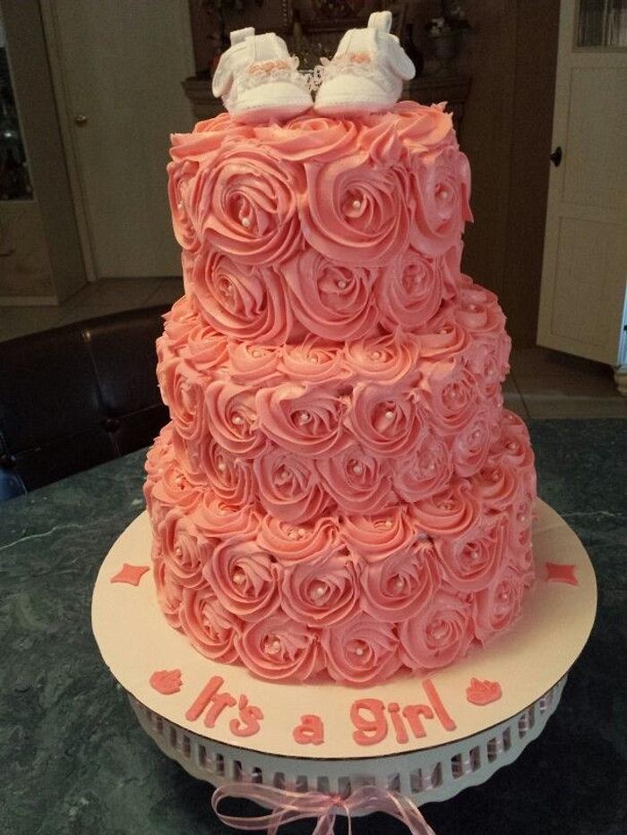 Rosette Cake