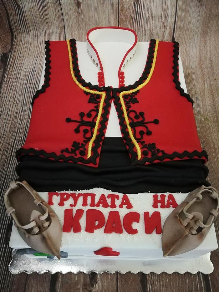 Bulgarian folklore cake