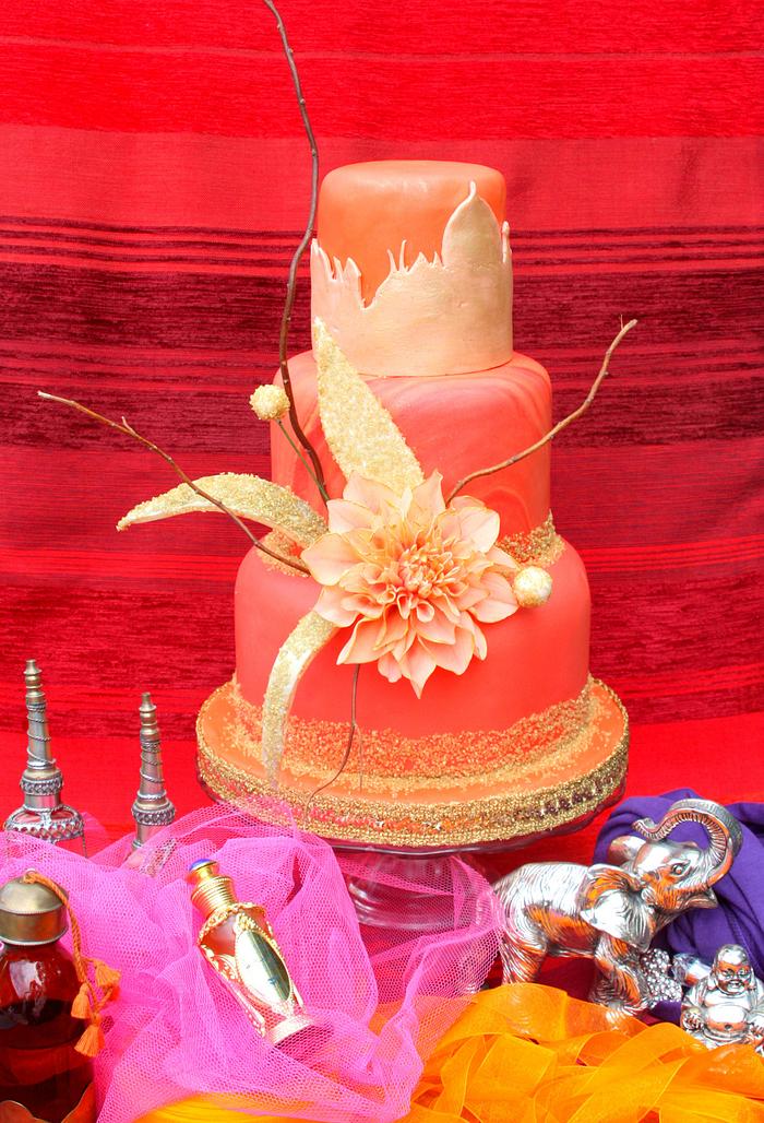 dalia wedding cake