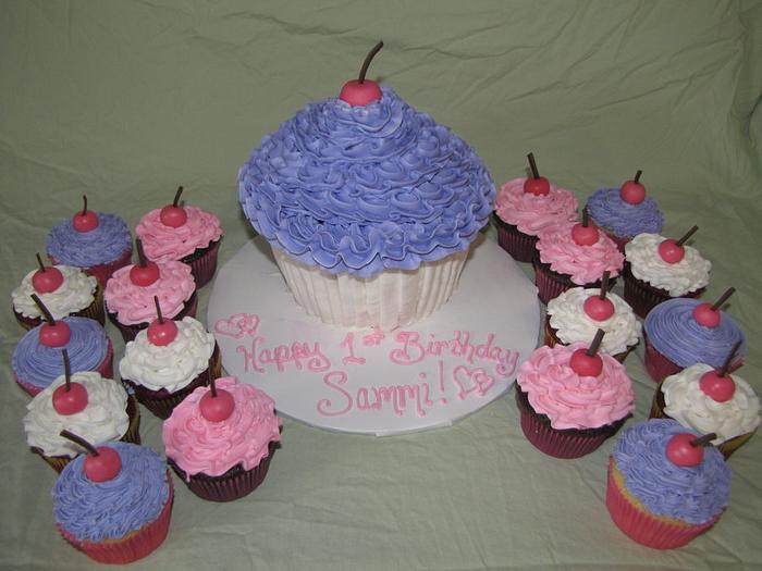 Cupcake birthday party!