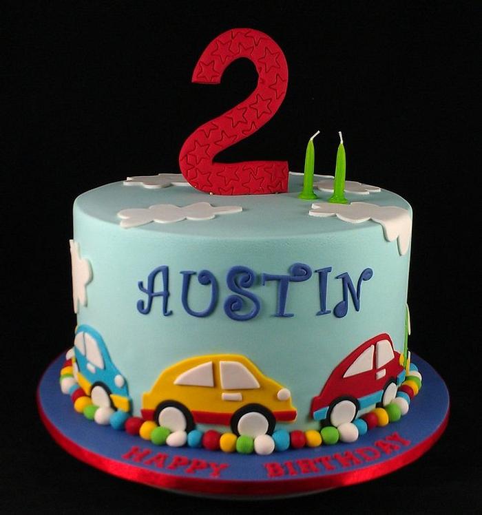 Cars Birthday Cake  EasyToMake Kids Birthday Cake