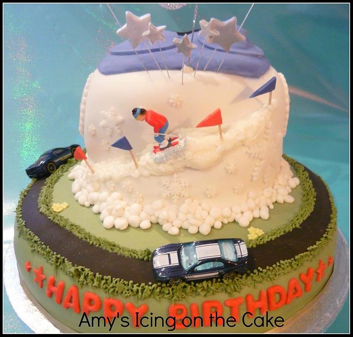 30th Birthday Cake- Mixed themes!