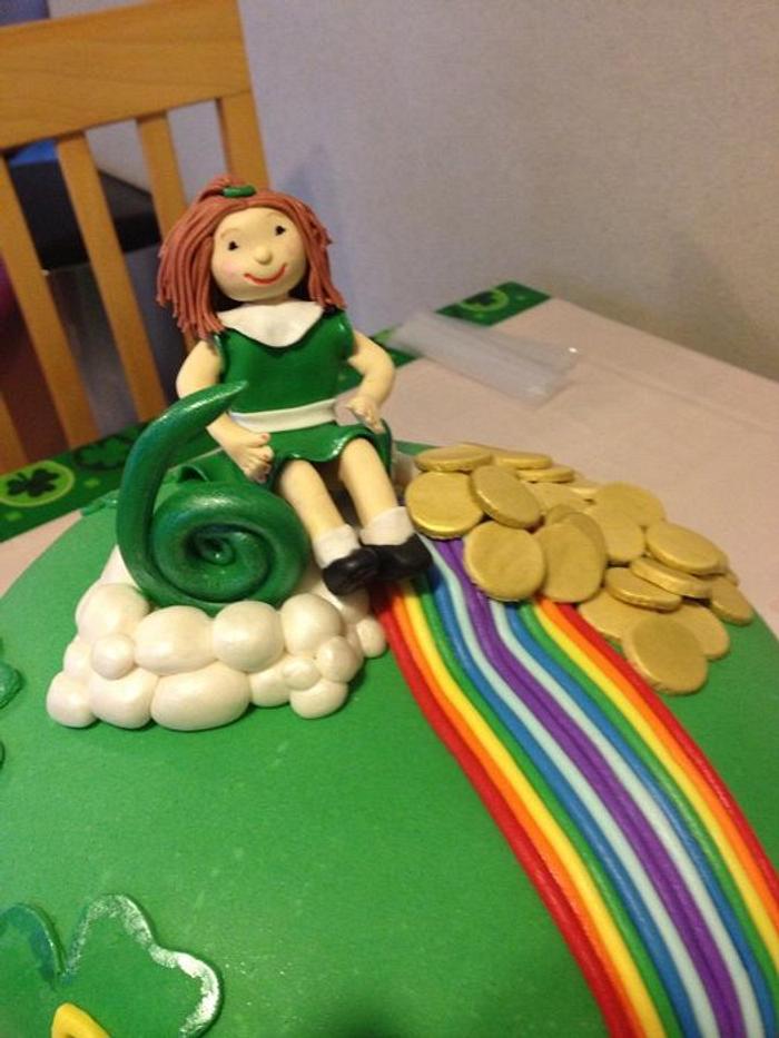 St. Patrick's Day Birthday Cake