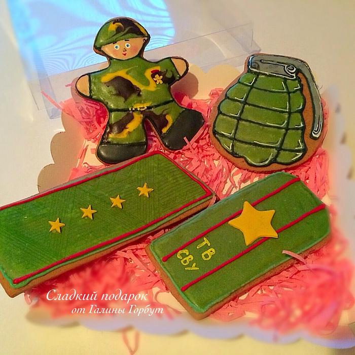 military gingerbread