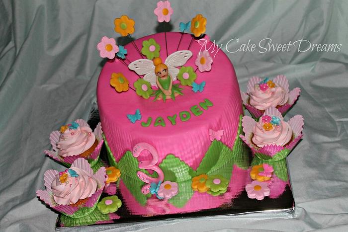 Tinkerbell  Birthday Cake