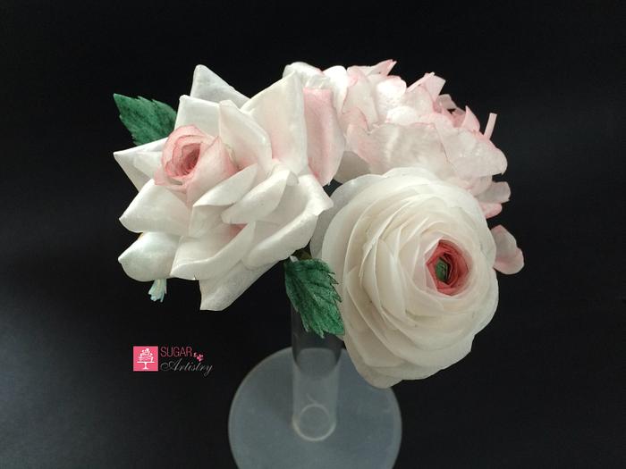 Wafer Paper flower bouquet