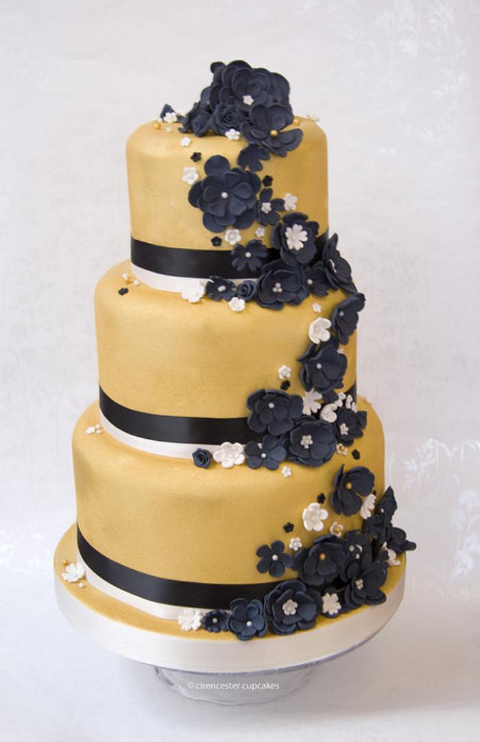 Wedding Cake - We Are Golden!
