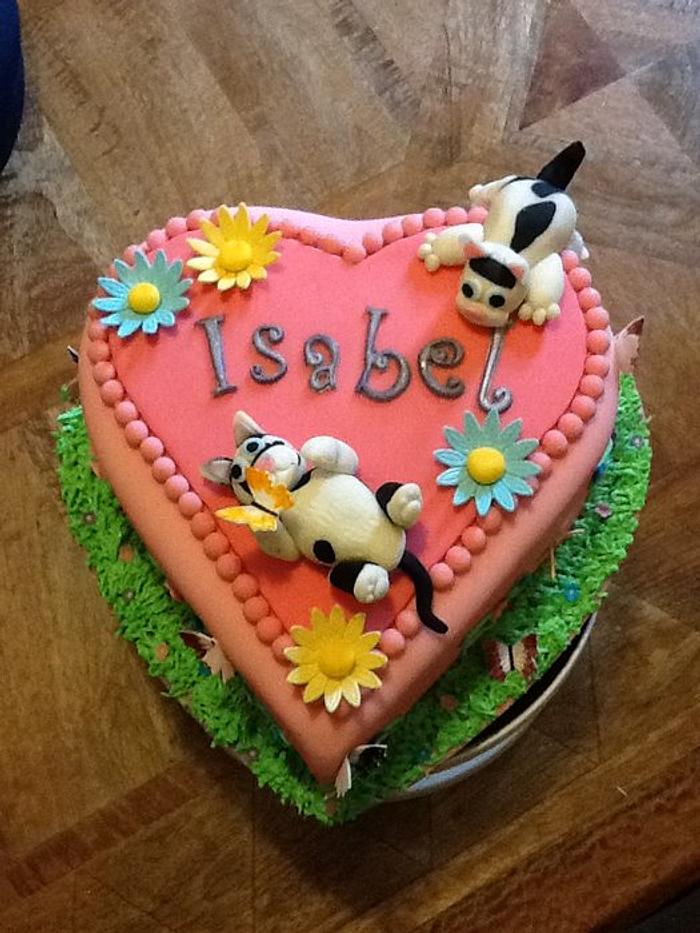 Love Cats cake