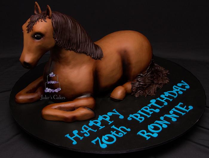 Giddy up! Horse cake