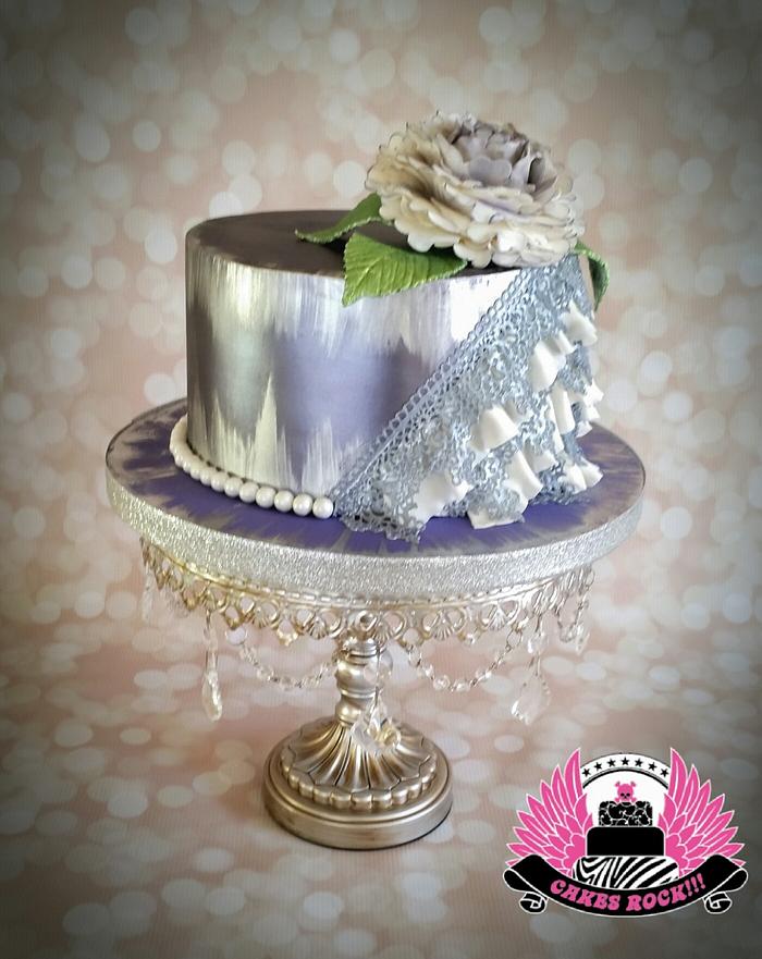 79 painted wedding cakes that are really pretty! | Painted wedding cake,  Simple wedding cake, Pretty wedding cakes