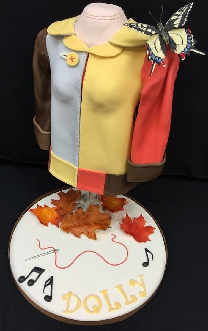 Dolly Parton Collaboration Cake, Coat Of Many Colors