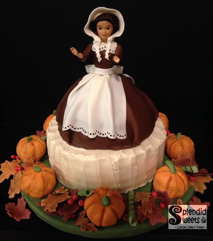 Pilgrim Doll Cake
