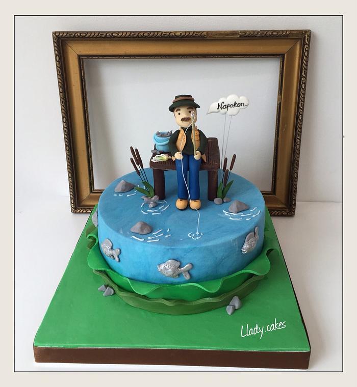Cake for fisherman