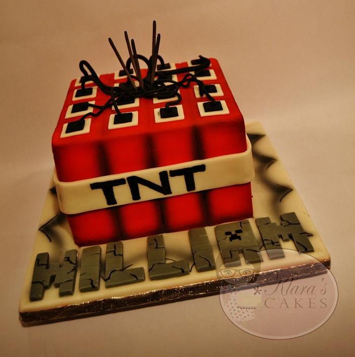 Minecraft Cake - TNT