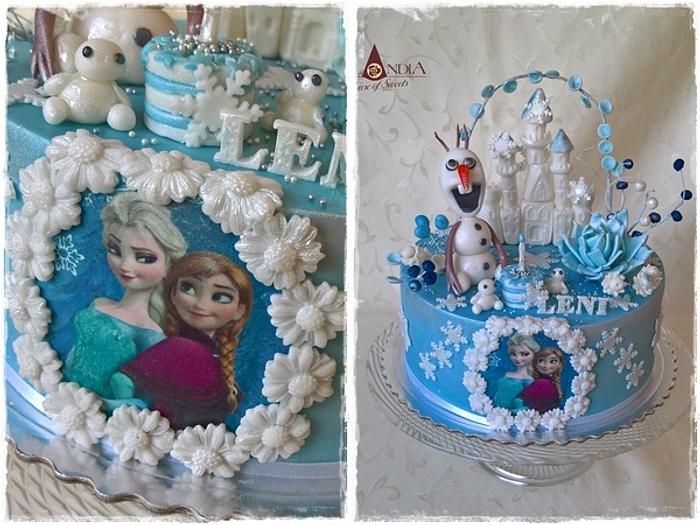 Frozen cake for Leni