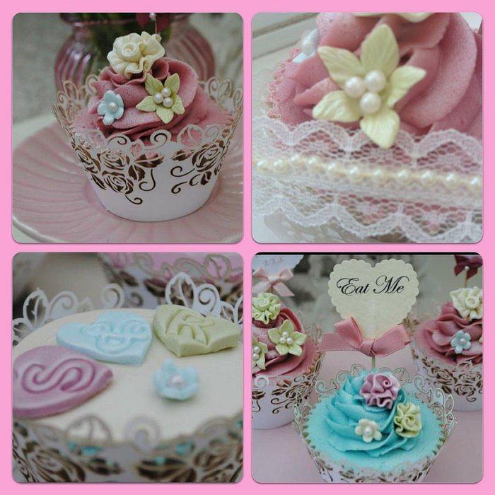 Shabby chic wedding collection.