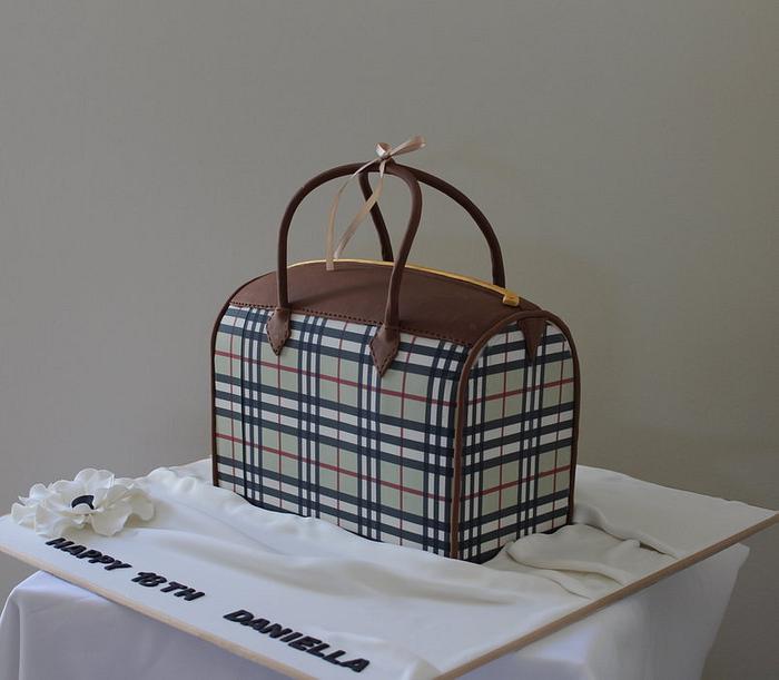 Burberry bag cake