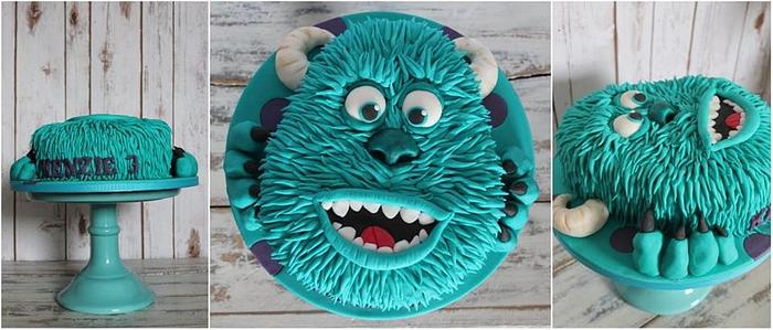 Monster Inc Sully cake