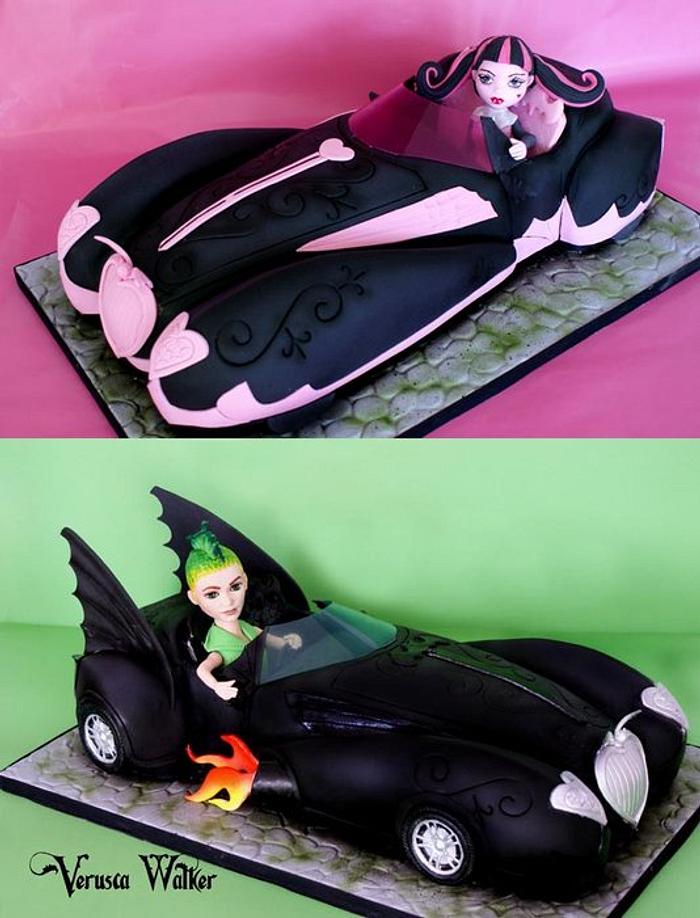 Monster High 3D Car Cake