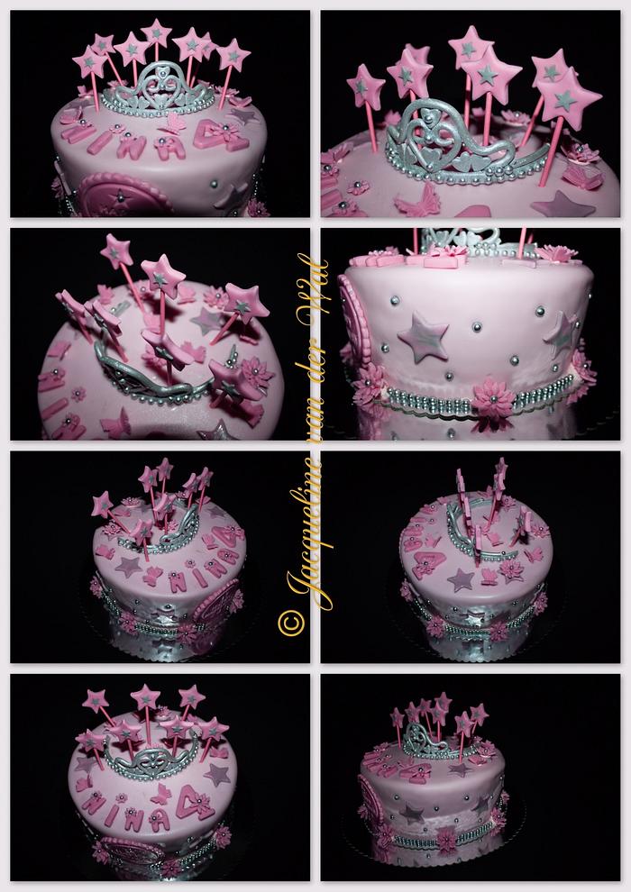 a girly birthday cake