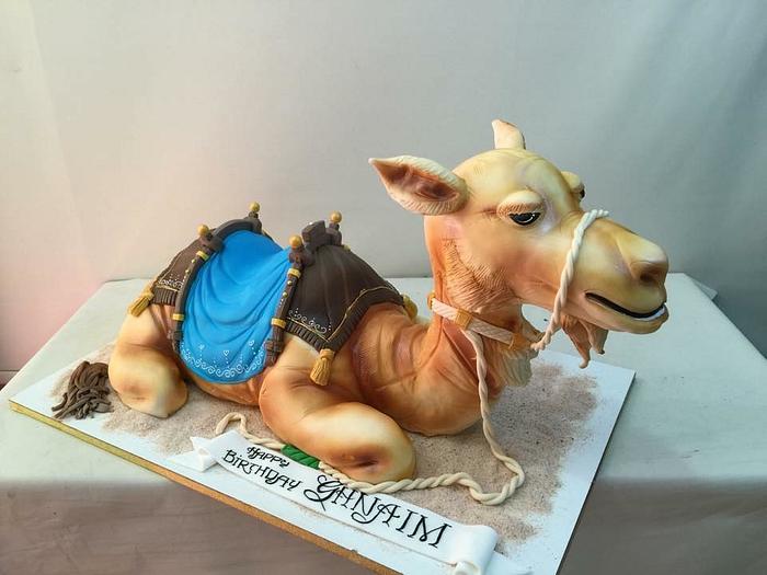 3D camel cake